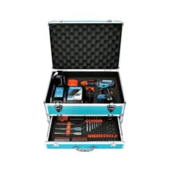 Makita DHP485 18V Combi Drill 1 X BL1850, DC18RC & 70pc Acc.