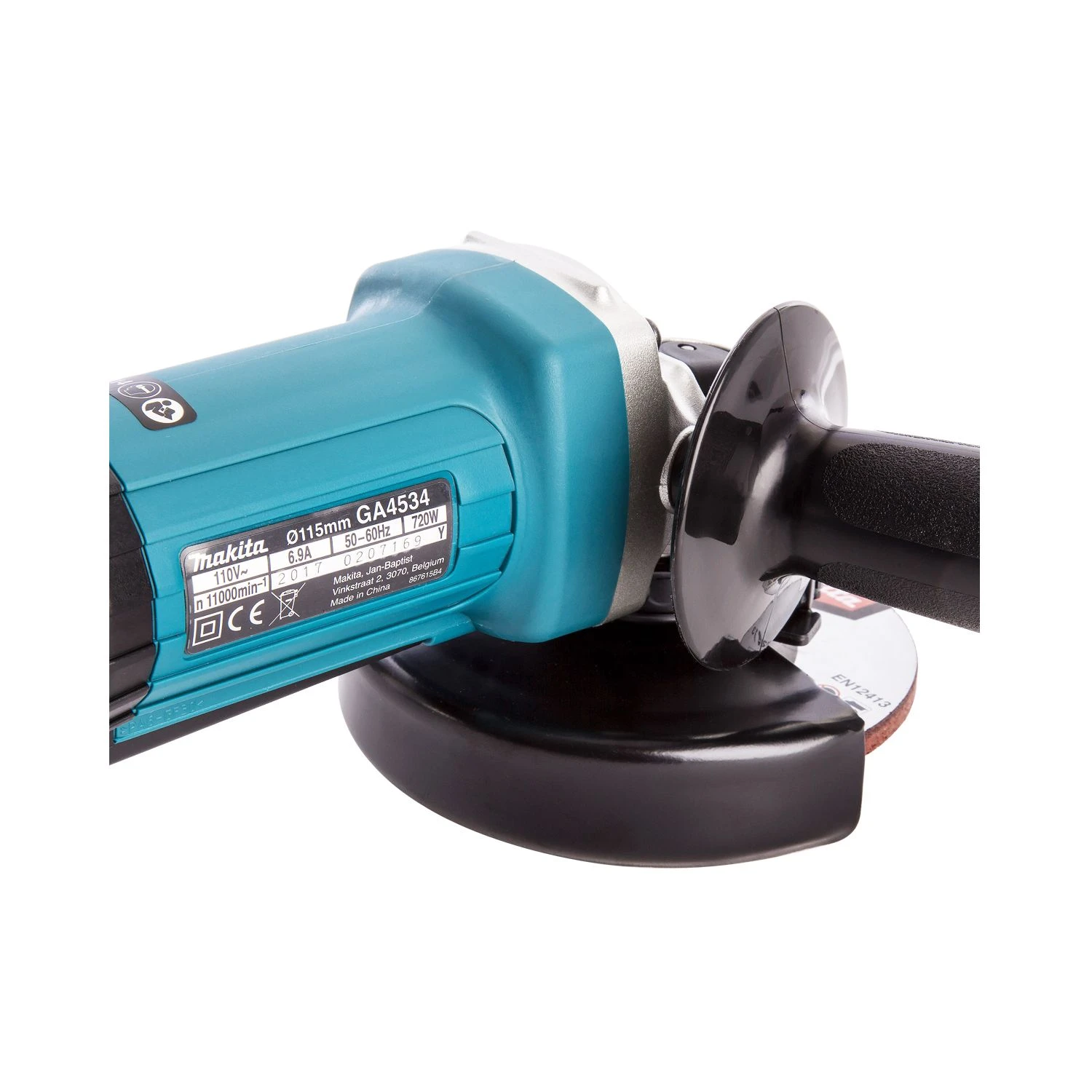 Makita GA4534 720W 115mm Paddle Switch Angle Grinder 110V 6 Makita GA4534 720W 115mm Paddle Switch Angle Grinder 110V - Image 4