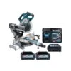 Makita LS002GZ01 40Vmax XGT Slide Compound 216mm Mitre Saw With 2 X 2.5Ah Batteries, Charger & ADP10 Adaptor -ToolMax Store ls002gz01 kit 5