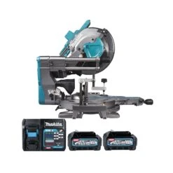 Makita LS003GD202 40Vmax XGT 305mm Cordless Brushless Slide Compound Mitre Saw With 2 X 2.5Ah Batteries & Charger