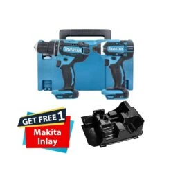 Makita DHP482Z 18V LXT 2-Speed Combi Drill & DTD152Z Impact Driver Twin Pack In Type 3 Case With Free Inlay (Without Battery & Charger)