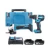 Makita 18V LXT Cordless DHP484Z Combi Drill & DGA452Z Angle Grinder Twin Pack With 2 X 5.0Ah Batteries, Charger & Case -ToolMax Store makita kit 61