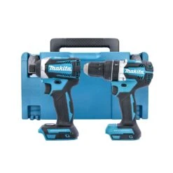 Makita 18V LXT Cordless Brushless DHP484Z Combi Drill & DTD154Z Impact Driver Twin Pack In Type 3 Case (No Battery & Charger)